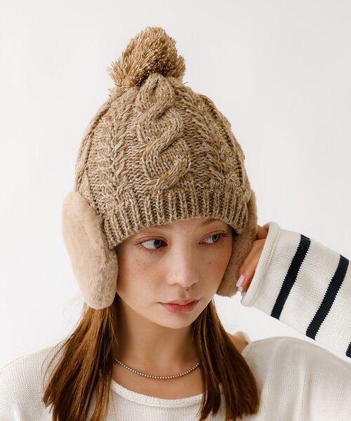 Rouge vif la cle / ルージュ・ヴィフ ラクレ ハット | 【RUBEN / ルーベン】RUS-8053 /イヤーカバーボンボンワッチ/EA | 詳細9