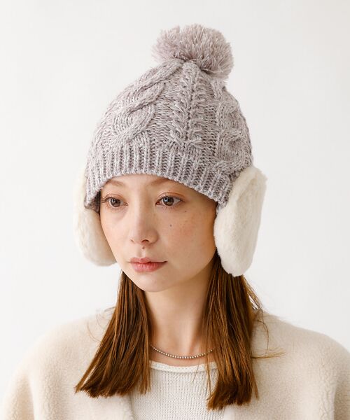 Rouge vif la cle / ルージュ・ヴィフ ラクレ ハット | 【RUBEN / ルーベン】RUS-8053 /イヤーカバーボンボンワッチ/EA | 詳細14