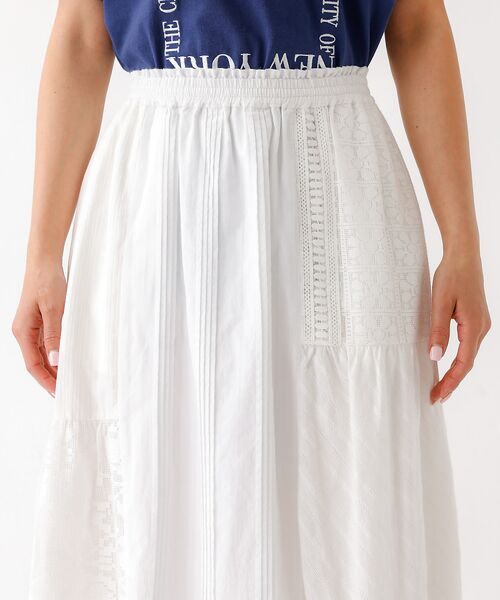 Rouge vif la cle / ルージュ・ヴィフ ラクレ ロング・マキシ丈スカート | 【nap / ナップ】Textured Detail Skirt / テキスタイ | 詳細10