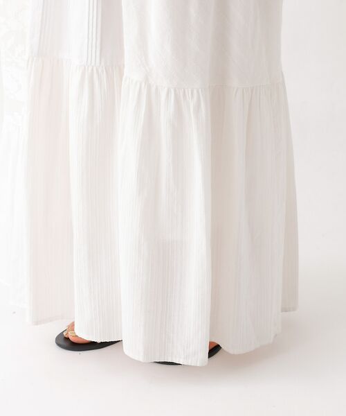 Rouge vif la cle / ルージュ・ヴィフ ラクレ ロング・マキシ丈スカート | 【nap / ナップ】Textured Detail Skirt / テキスタイ | 詳細13