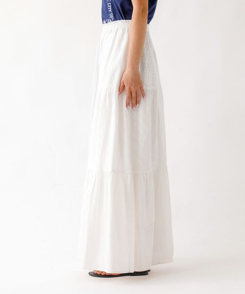 Rouge vif la cle / ルージュ・ヴィフ ラクレ ロング・マキシ丈スカート | 【nap / ナップ】Textured Detail Skirt / テキスタイ | 詳細8