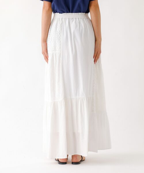 Rouge vif la cle / ルージュ・ヴィフ ラクレ ロング・マキシ丈スカート | 【nap / ナップ】Textured Detail Skirt / テキスタイ | 詳細9