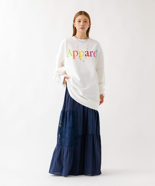 Rouge vif la cle / ルージュ・ヴィフ ラクレ ロング・マキシ丈スカート | 【nap / ナップ】Textured Detail Skirt / テキスタイ | 詳細18