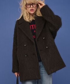 Rouge vif la cle / ルージュ・ヴィフ ラクレ ピーコート | シャギーピーコート