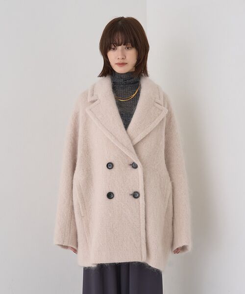 Rouge vif la cle / ルージュ・ヴィフ ラクレ ピーコート | シャギーピーコート | 詳細12