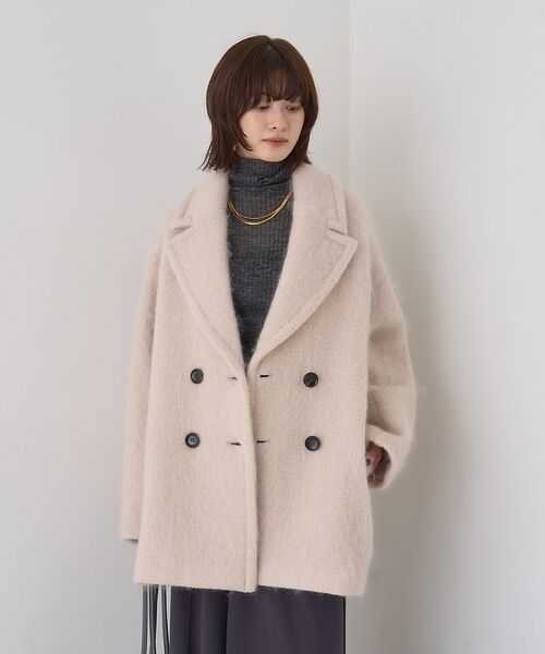 Rouge vif la cle / ルージュ・ヴィフ ラクレ ピーコート | シャギーピーコート | 詳細4