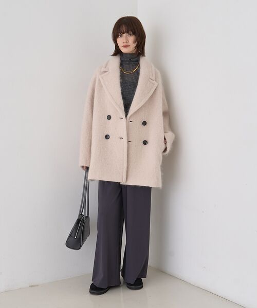 Rouge vif la cle / ルージュ・ヴィフ ラクレ ピーコート | シャギーピーコート | 詳細7