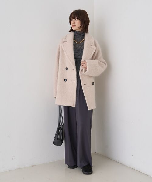 Rouge vif la cle / ルージュ・ヴィフ ラクレ ピーコート | シャギーピーコート | 詳細9