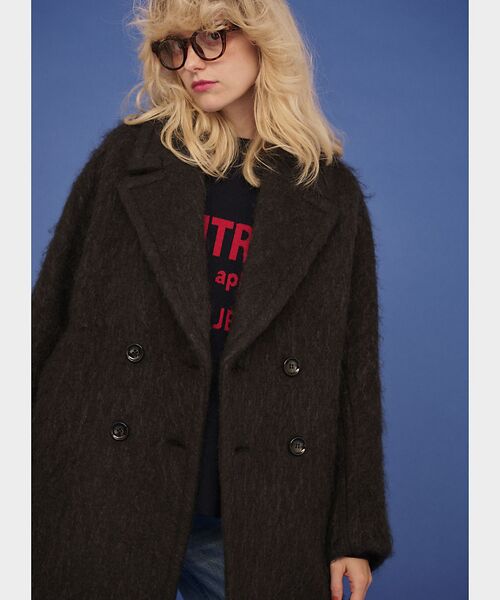 Rouge vif la cle / ルージュ・ヴィフ ラクレ ピーコート | シャギーピーコート | 詳細19