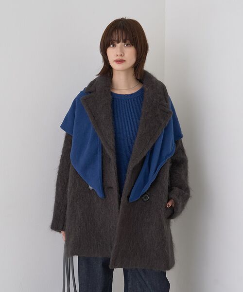 Rouge vif la cle / ルージュ・ヴィフ ラクレ ピーコート | シャギーピーコート | 詳細23