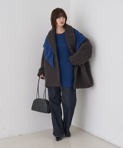 Rouge vif la cle / ルージュ・ヴィフ ラクレ ピーコート | シャギーピーコート | 詳細24