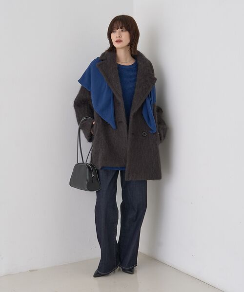 Rouge vif la cle / ルージュ・ヴィフ ラクレ ピーコート | シャギーピーコート | 詳細25