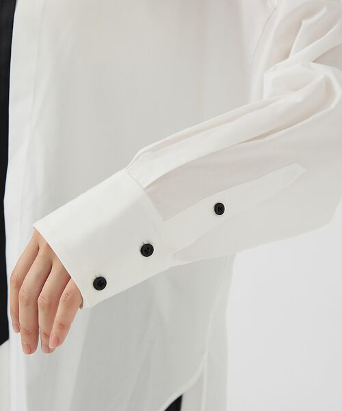 Rouge vif la cle / ルージュ・ヴィフ ラクレ シャツ・ブラウス | タイ付クリアブロードシャツ | 詳細13