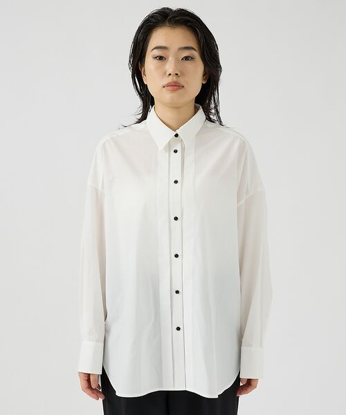 Rouge vif la cle / ルージュ・ヴィフ ラクレ シャツ・ブラウス | タイ付クリアブロードシャツ | 詳細16