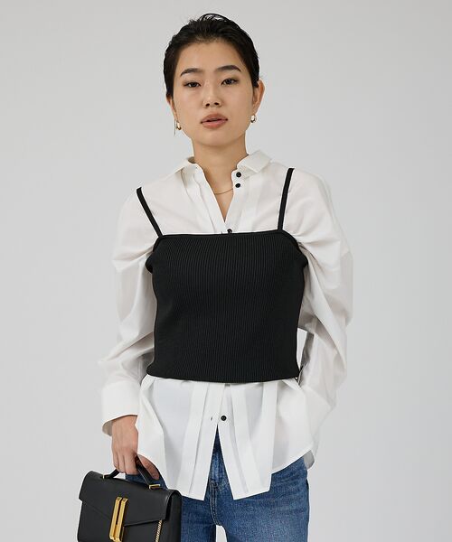 Rouge vif la cle / ルージュ・ヴィフ ラクレ シャツ・ブラウス | タイ付クリアブロードシャツ | 詳細18