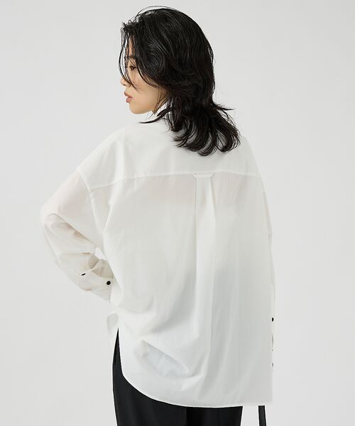 Rouge vif la cle / ルージュ・ヴィフ ラクレ シャツ・ブラウス | タイ付クリアブロードシャツ | 詳細4