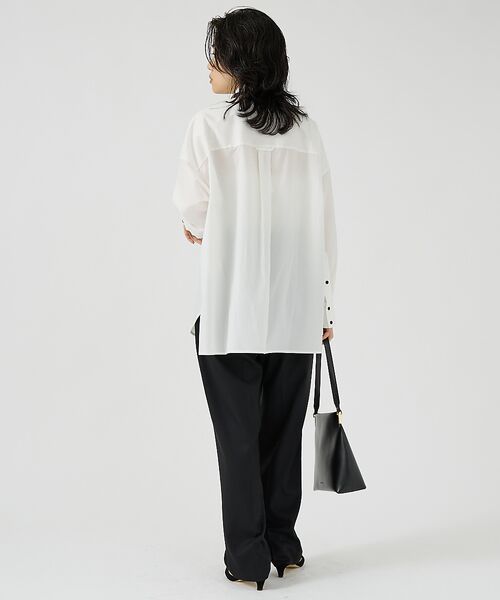 Rouge vif la cle / ルージュ・ヴィフ ラクレ シャツ・ブラウス | タイ付クリアブロードシャツ | 詳細7