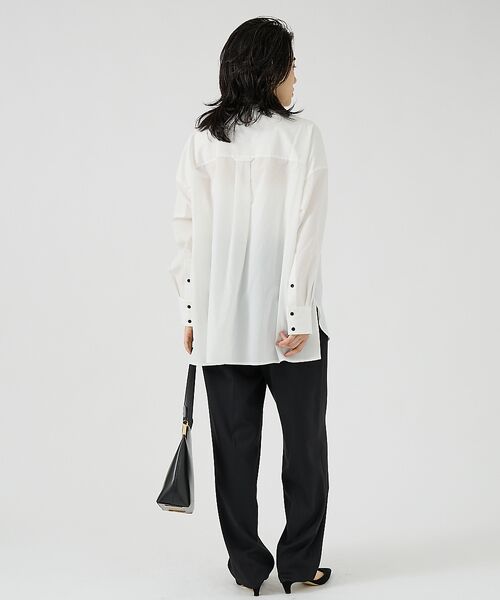 Rouge vif la cle / ルージュ・ヴィフ ラクレ シャツ・ブラウス | タイ付クリアブロードシャツ | 詳細8