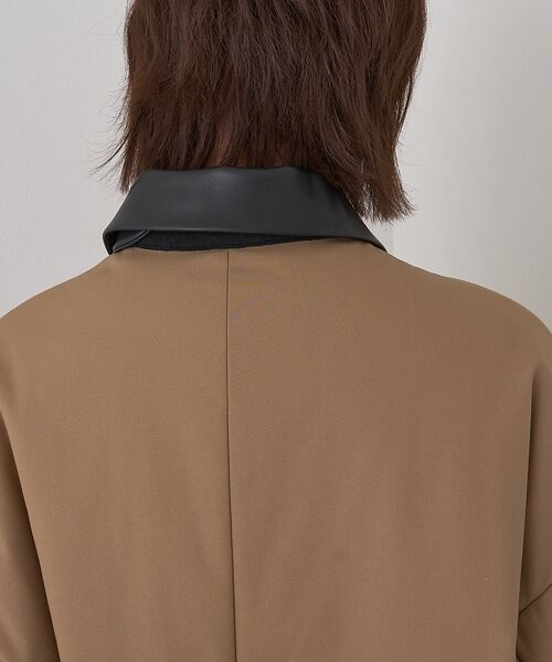 Rouge vif la cle / ルージュ・ヴィフ ラクレ ブルゾン | 異素材衿パフィブルゾン/ハンティングジャケット | 詳細22