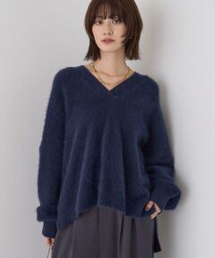 Rouge vif la cle / ルージュ・ヴィフ ラクレ ニット・セーター | フォックスウールVネックスリットニットプルオーバー