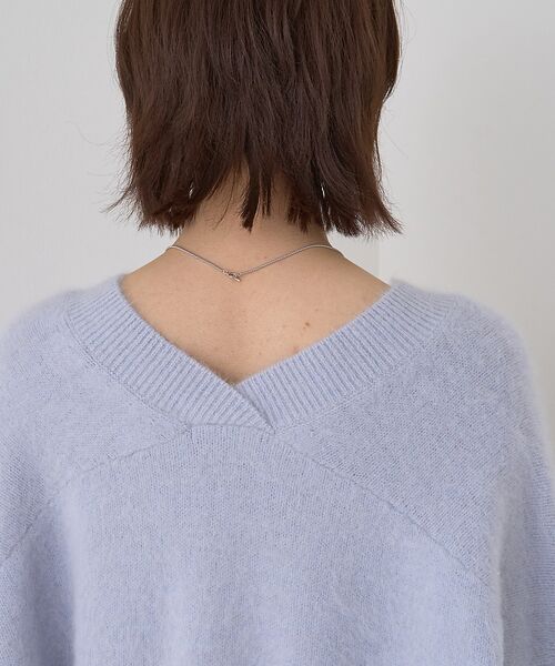 Rouge vif la cle / ルージュ・ヴィフ ラクレ ニット・セーター | フォックスウールVネックスリットニットプルオーバー | 詳細13