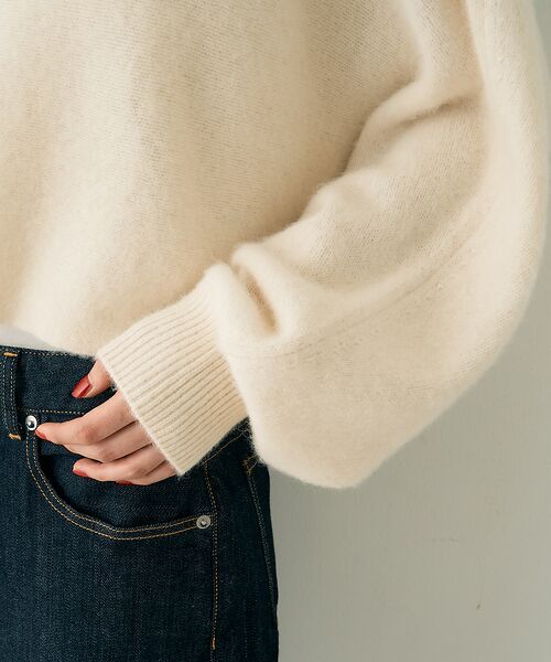 Rouge vif la cle / ルージュ・ヴィフ ラクレ ニット・セーター | フォックスウールクロップドボレロプルオーバー | 詳細11