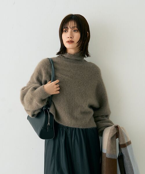 Rouge vif la cle / ルージュ・ヴィフ ラクレ ニット・セーター | フォックスウールクロップドボレロプルオーバー | 詳細13