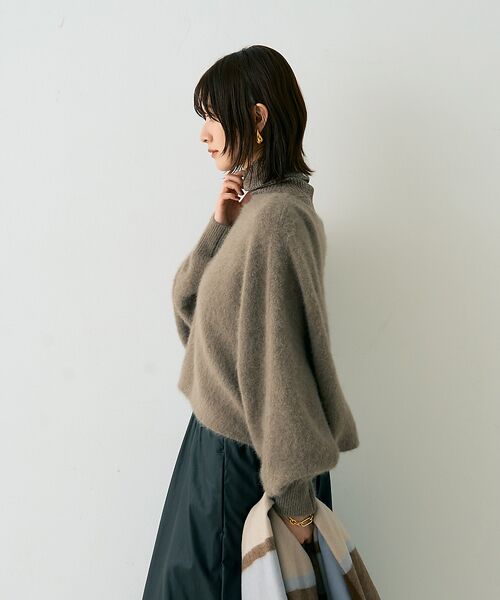 Rouge vif la cle / ルージュ・ヴィフ ラクレ ニット・セーター | フォックスウールクロップドボレロプルオーバー | 詳細14