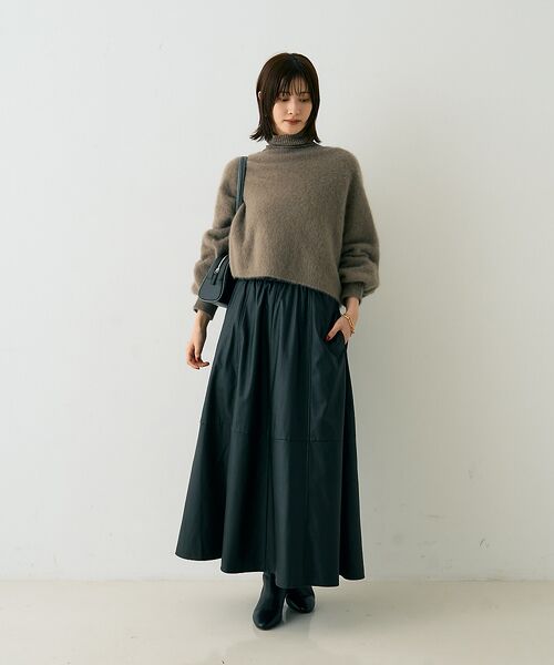 Rouge vif la cle / ルージュ・ヴィフ ラクレ ニット・セーター | フォックスウールクロップドボレロプルオーバー | 詳細16