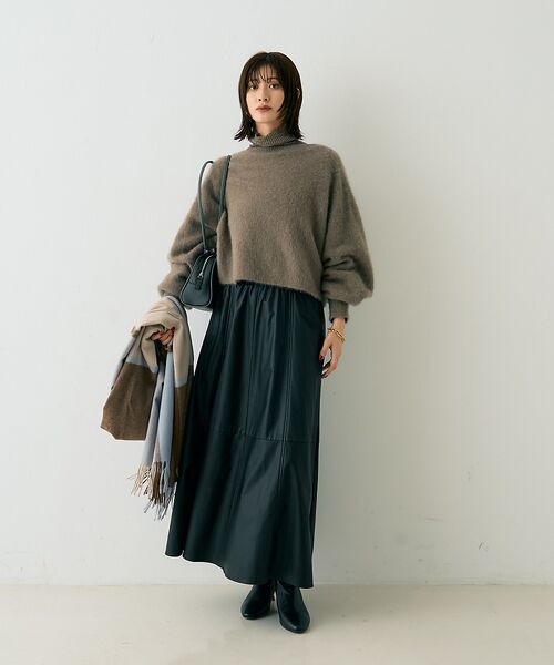 Rouge vif la cle / ルージュ・ヴィフ ラクレ ニット・セーター | フォックスウールクロップドボレロプルオーバー | 詳細17