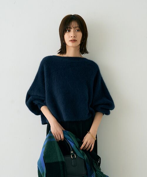 Rouge vif la cle / ルージュ・ヴィフ ラクレ ニット・セーター | フォックスウールクロップドボレロプルオーバー | 詳細19