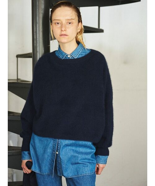 Rouge vif la cle / ルージュ・ヴィフ ラクレ ニット・セーター | フォックスウールクロップドボレロプルオーバー | 詳細21