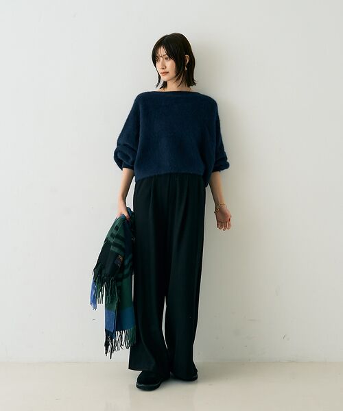 Rouge vif la cle / ルージュ・ヴィフ ラクレ ニット・セーター | フォックスウールクロップドボレロプルオーバー | 詳細23