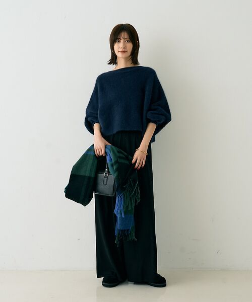 Rouge vif la cle / ルージュ・ヴィフ ラクレ ニット・セーター | フォックスウールクロップドボレロプルオーバー | 詳細24