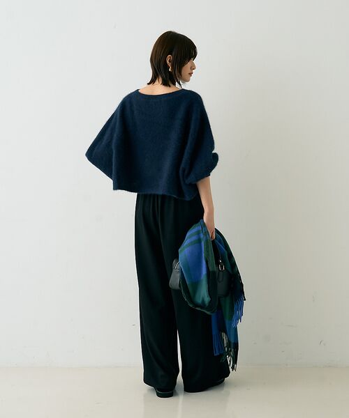 Rouge vif la cle / ルージュ・ヴィフ ラクレ ニット・セーター | フォックスウールクロップドボレロプルオーバー | 詳細25