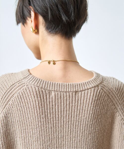 Rouge vif la cle / ルージュ・ヴィフ ラクレ ニット・セーター | 【ストールセット】ポケット付片畦ニットプルオーバー | 詳細11