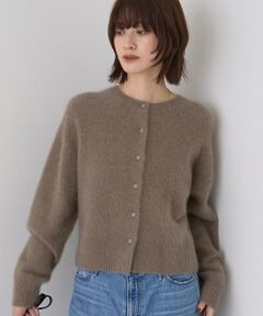 Rouge vif la cle / ルージュ・ヴィフ ラクレ カーディガン・ボレロ | フォックスウールクルーネッククルミ釦カーディガン