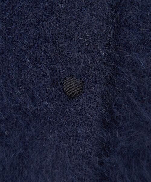 Rouge vif la cle / ルージュ・ヴィフ ラクレ カーディガン・ボレロ | フォックスウールクルーネッククルミ釦カーディガン | 詳細27