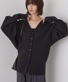 Rouge vif la cle / ルージュ・ヴィフ ラクレ カーディガン・ボレロ | 変形オーバールーズニットカーディガン