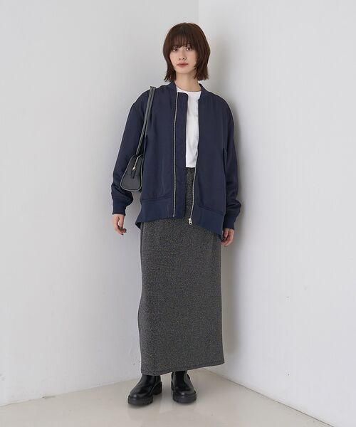 Rouge vif la cle / ルージュ・ヴィフ ラクレ ロング・マキシ丈スカート | ラメグリッタージャージナロースカート | 詳細6