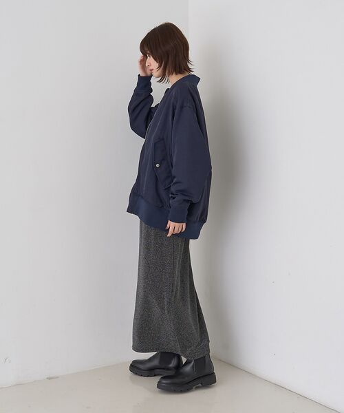 Rouge vif la cle / ルージュ・ヴィフ ラクレ ロング・マキシ丈スカート | ラメグリッタージャージナロースカート | 詳細9