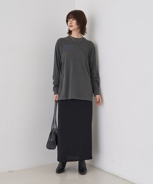 Rouge vif la cle / ルージュ・ヴィフ ラクレ ロング・マキシ丈スカート | ラメグリッタージャージナロースカート | 詳細20