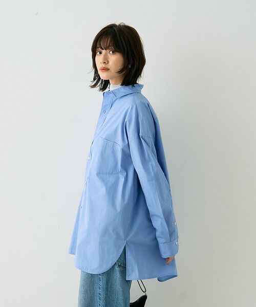 Rouge vif la cle / ルージュ・ヴィフ ラクレ シャツ・ブラウス | 【TICCA/ティッカ】スクエアビッグシャツuni | 詳細3