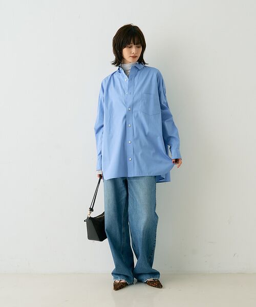 Rouge vif la cle / ルージュ・ヴィフ ラクレ シャツ・ブラウス | 【TICCA/ティッカ】スクエアビッグシャツuni | 詳細4