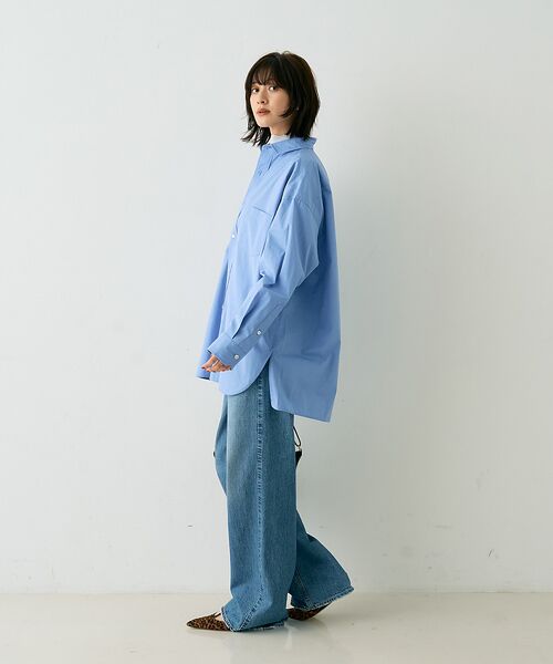 Rouge vif la cle / ルージュ・ヴィフ ラクレ シャツ・ブラウス | 【TICCA/ティッカ】スクエアビッグシャツuni | 詳細5