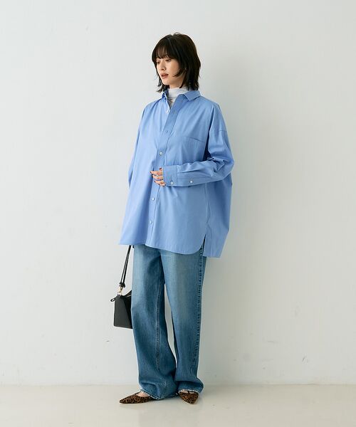 Rouge vif la cle / ルージュ・ヴィフ ラクレ シャツ・ブラウス | 【TICCA/ティッカ】スクエアビッグシャツuni | 詳細6