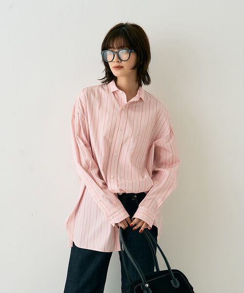 Rouge vif la cle / ルージュ・ヴィフ ラクレ シャツ・ブラウス | 【TICCA/ティッカ】スクエアビッグシャツuni | 詳細9