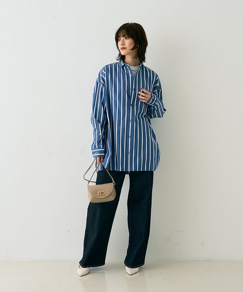 Rouge vif la cle / ルージュ・ヴィフ ラクレ シャツ・ブラウス | 【TICCA/ティッカ】スクエアビッグシャツuni | 詳細24