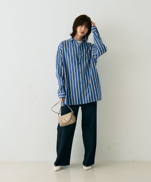 Rouge vif la cle / ルージュ・ヴィフ ラクレ シャツ・ブラウス | 【TICCA/ティッカ】スクエアビッグシャツuni | 詳細25