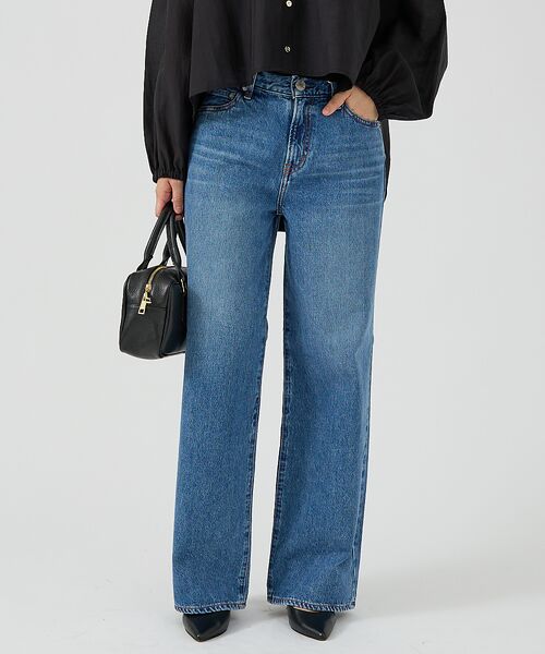 Rouge vif la cle / ルージュ・ヴィフ ラクレ デニムパンツ | 【NEEDBY heritage/ニードバイヘリテージ】ワイドストレートデニム | 詳細1